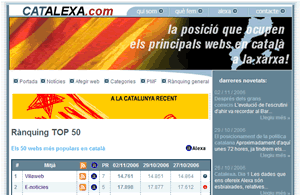 Captura de pantalla de CATALEXA