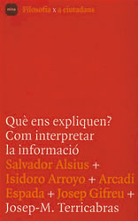 Portada del llibre “Què ens expliquen? Com interpretar la informació”