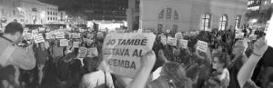 Manifestació de suport als detinguts